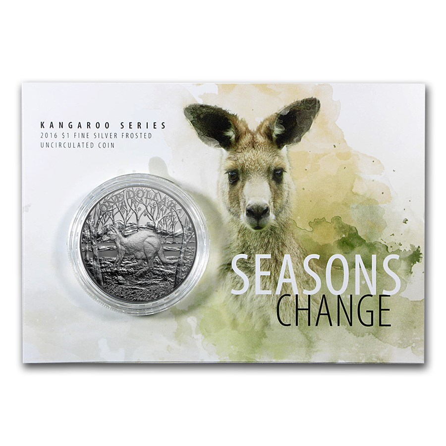 Buy 2016 Australia 1 oz Silver Kangaroo (Display Card) | APMEX