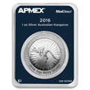 2016 Australia 1 oz Silver Kangaroo (MintDirect® Single)