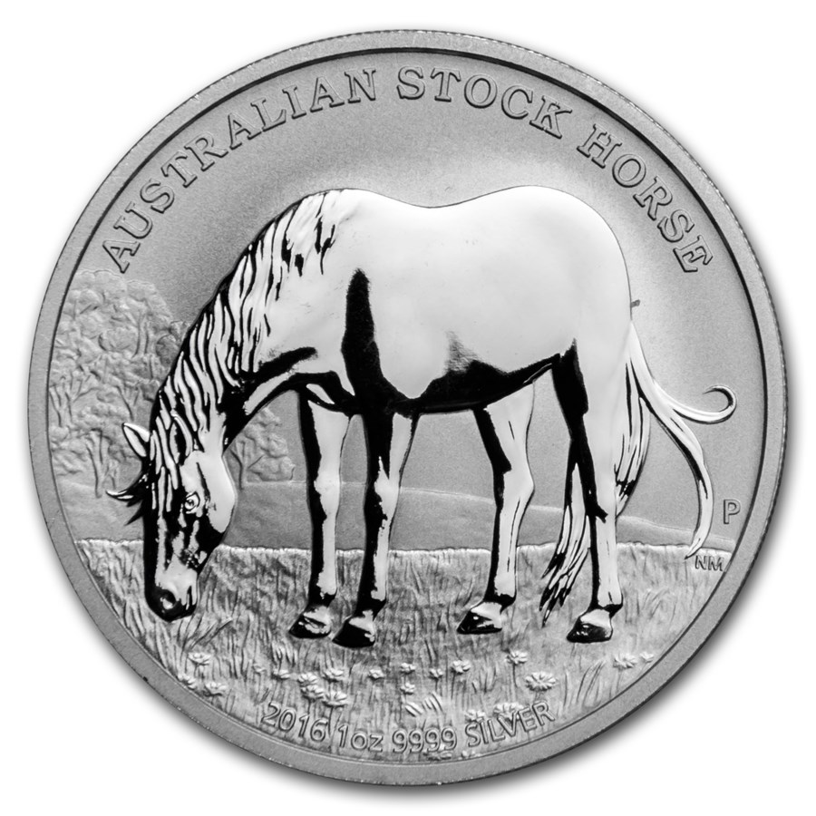 Buy 2016 Australia 1 Oz Silver Stock Horse Bu (no Coa) 