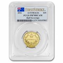 2016 Australia Gold 1/2 Sovereign ($15 Dollars) PR-70 DCAM PCGS