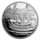 2016 Canada 1/2 oz Proof Silver Reflections $10 Grizzly Bear