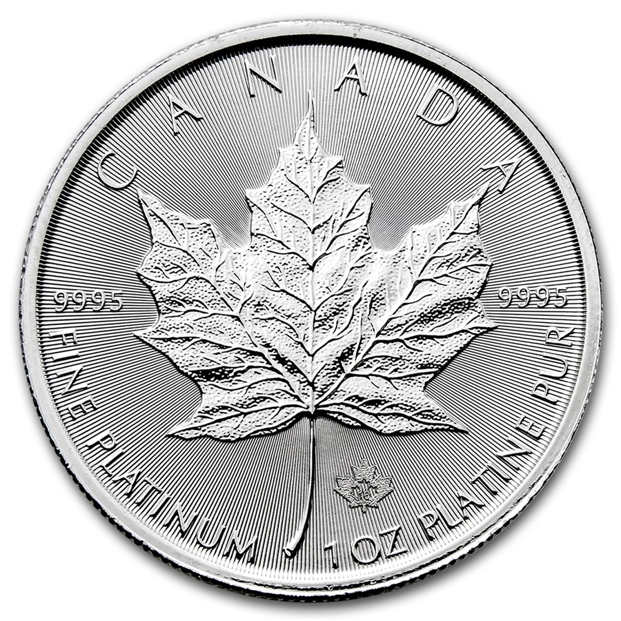 2016 Canada 1 oz Platinum Maple Leaf BU