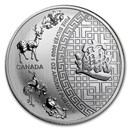 2016 Canada 1 oz Silver $5 Five Blessings BU