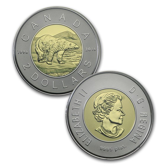 Buy 2016 Canada 4-Coin Gold and Platinum 20 Years of Minting Set | APMEX