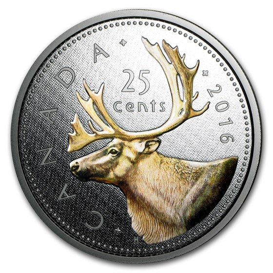 Buy 2016 Canada 5 oz Silver Big Coin Series Proof (25 Cent Coin) | APMEX