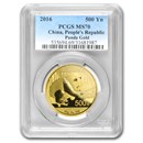 2016 China 30 Gram Gold Panda MS-70 PCGS