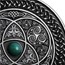 2016 Fiji 3 oz UHR Antique Finish Silver $10 Mandala Art (Celtic)