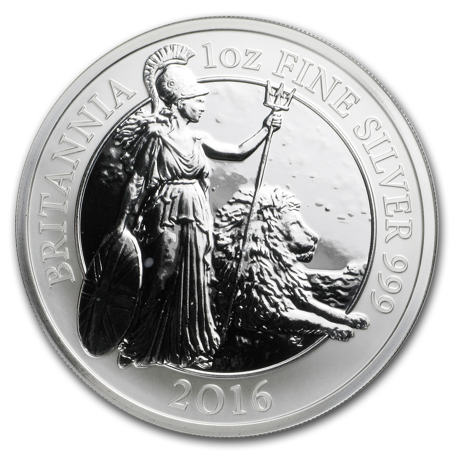 Buy 2016 Great Britain 1 Oz Reverse Proof Silver Britannia (Spotted ...