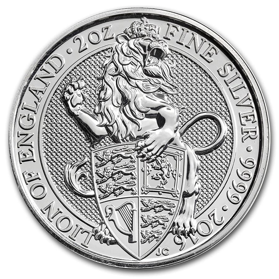 Buy 2018 Great Britain 2 oz Silver Queen's Beasts The Unicorn | APMEX