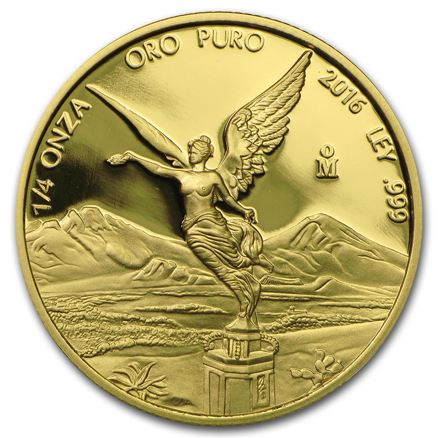 2016 Mexico 1/4 oz Proof Gold Libertad