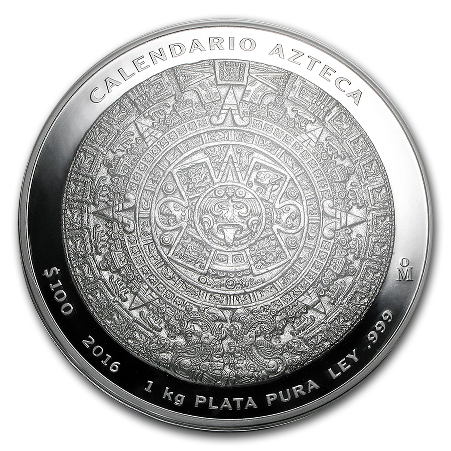 Buy 2019 Mexico 1 Kilo Silver Aztec Calendar Coin | APMEX