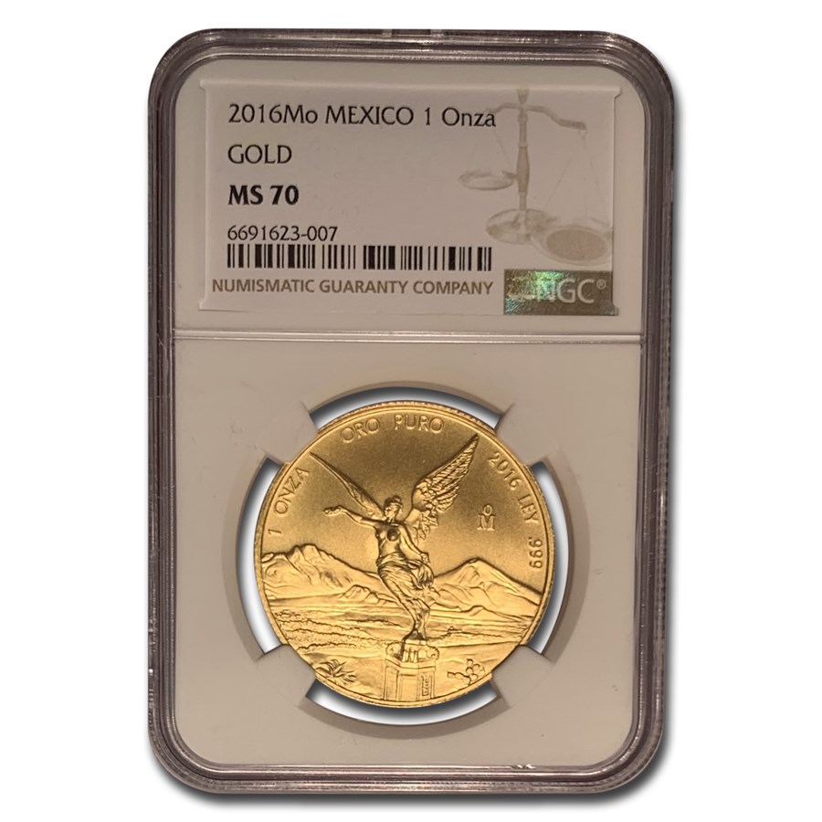 2016 Mexico 1 oz Gold Libertad MS-70 NGC