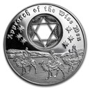 2016 Niue 1 oz Silver $2 Approach of The Wise Men (w/Filigree)