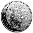 2016 Niue 1 oz Silver $2 Hawksbill Turtle