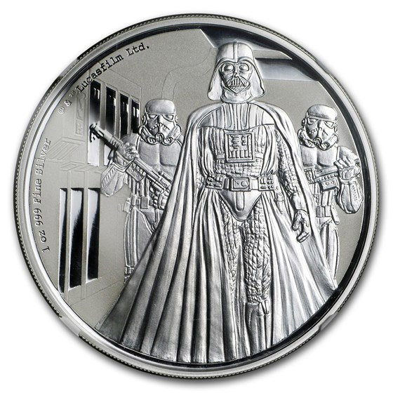 1 oz silver darth vader