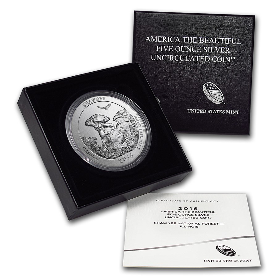 2016-P 5 oz Silver ATB Shawnee (w/Box & COA)