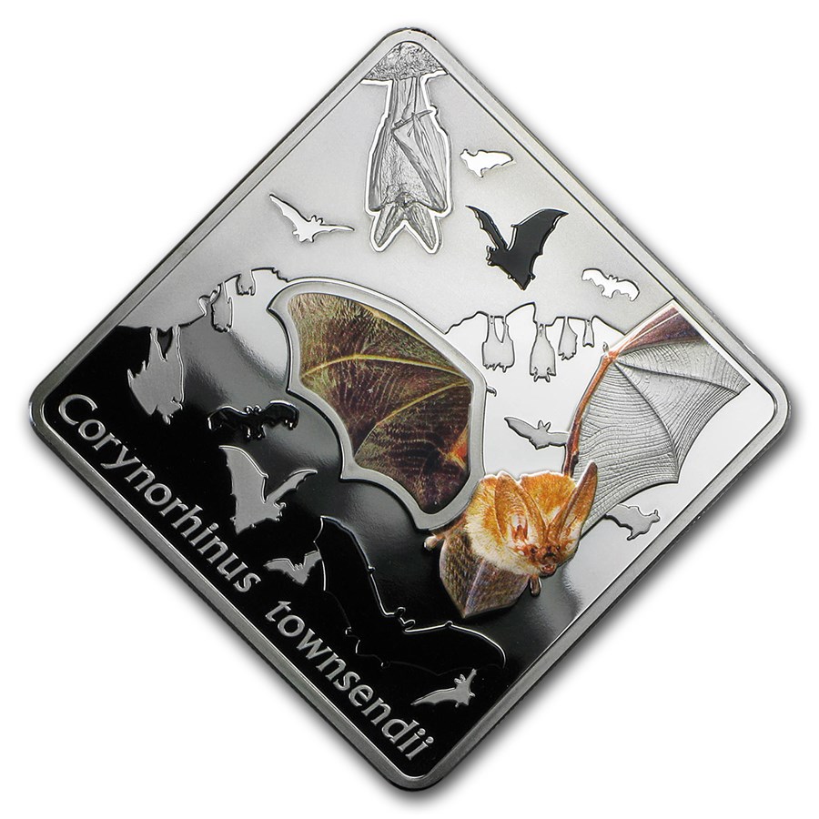 Buy 2016 Palau Silver Animals in Glass (The Bat) | APMEX