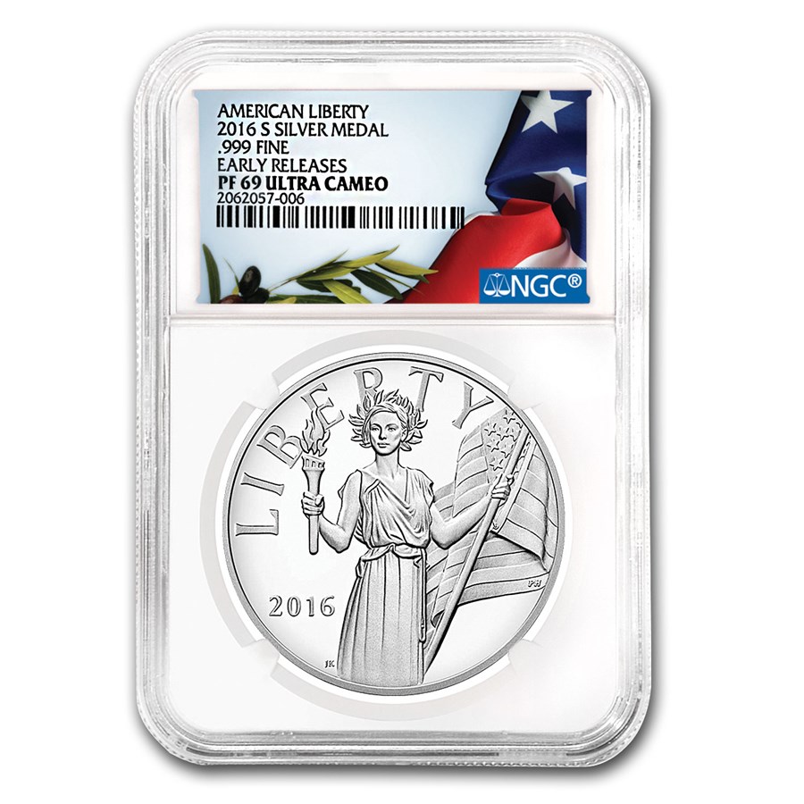 2016-S Silver American Liberty Medal PF-69 NGC (ER)