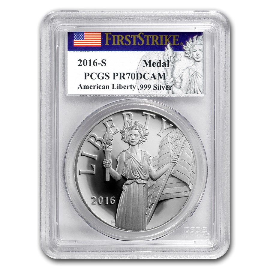 2016-S Silver American Liberty Medal PR-70 PCGS (FS)