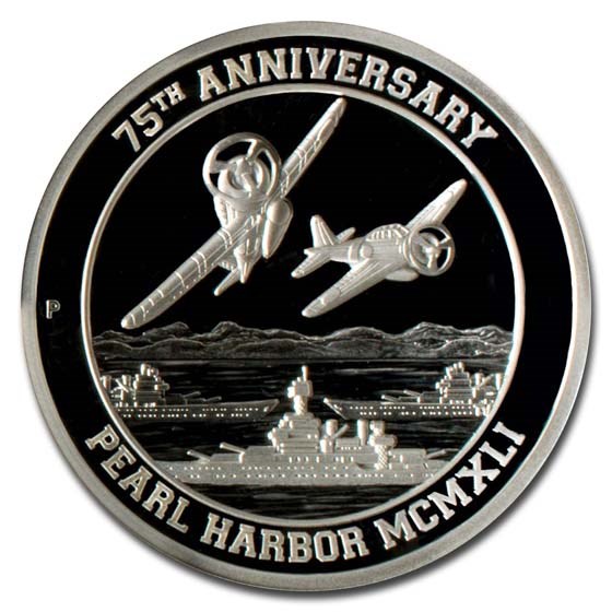 Buy 2016 Tuvalu 5 oz Silver Pearl Harbor Proof | APMEX