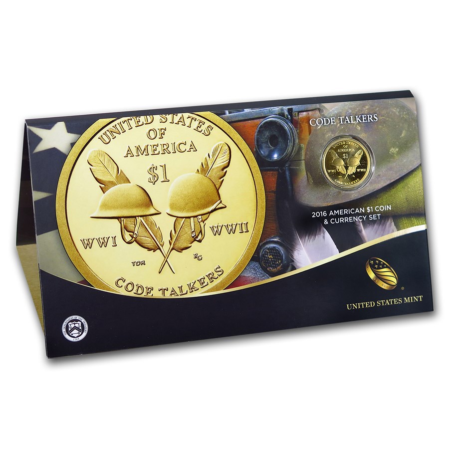 2016 U.S. Code Talkers Coin and Currency Set