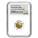 2016-W 1/10 oz Proof American Gold Eagle PF-70 UCAM NGC