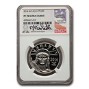 2016-W 1 oz Proof American Platinum Eagle PF-70 NGC (Castle)