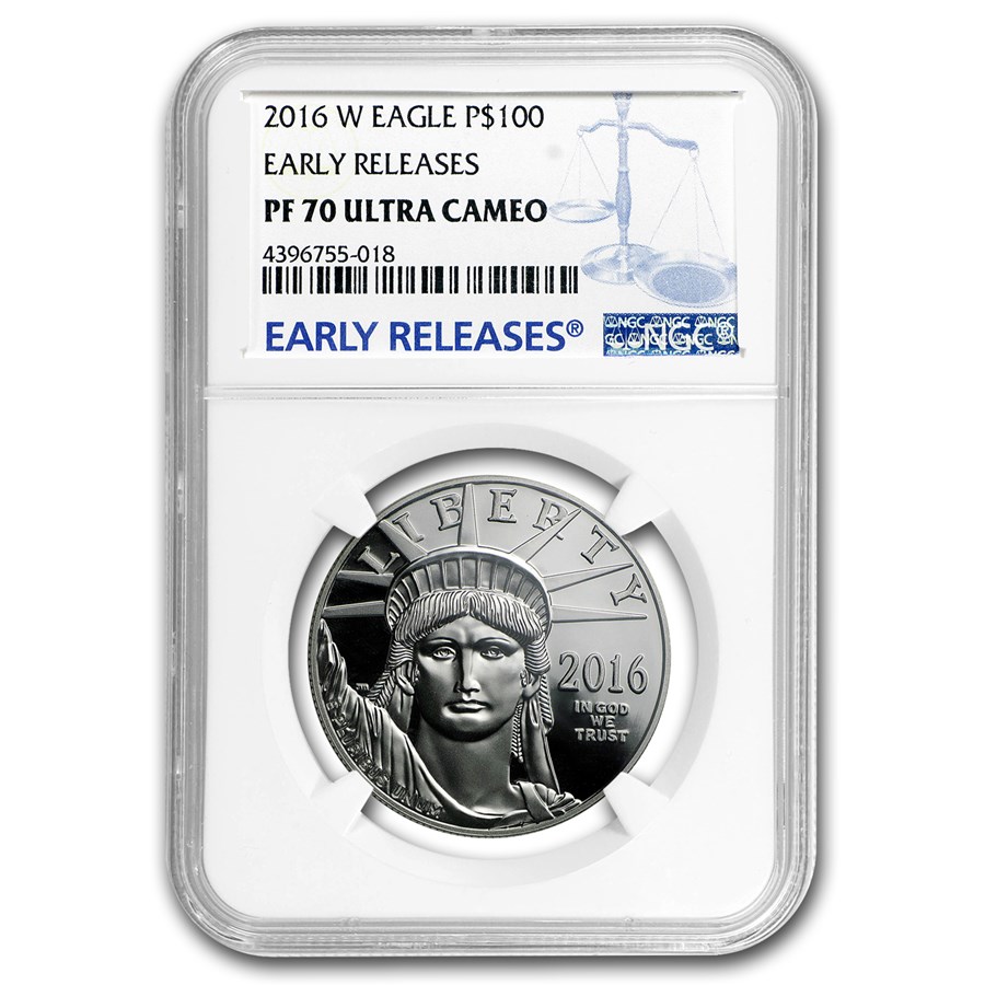 2016-W 1 oz Proof American Platinum Eagle PF-70 NGC (ER)