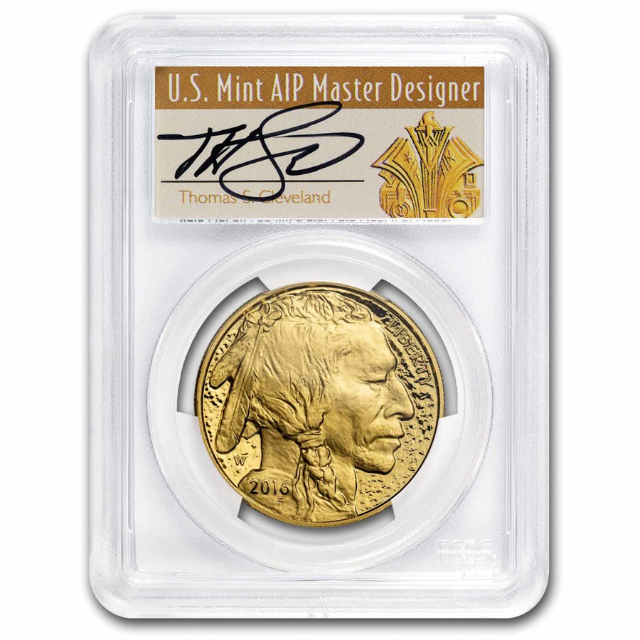 2016-W 1 oz Proof Gold Buffalo PR-70 PCGS (FDI, Cleveland)