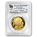 2016-W 1 oz Proof Gold Buffalo PR-70 PCGS (FS, Black Diamond)