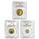 2016-W 3-Coin U.S. Mint Centennial Gold Set SP-70 PCGS (FS)