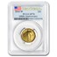 2016-W Gold Standing Liberty Quarter SP-70 PCGS (FS, Flag Label)