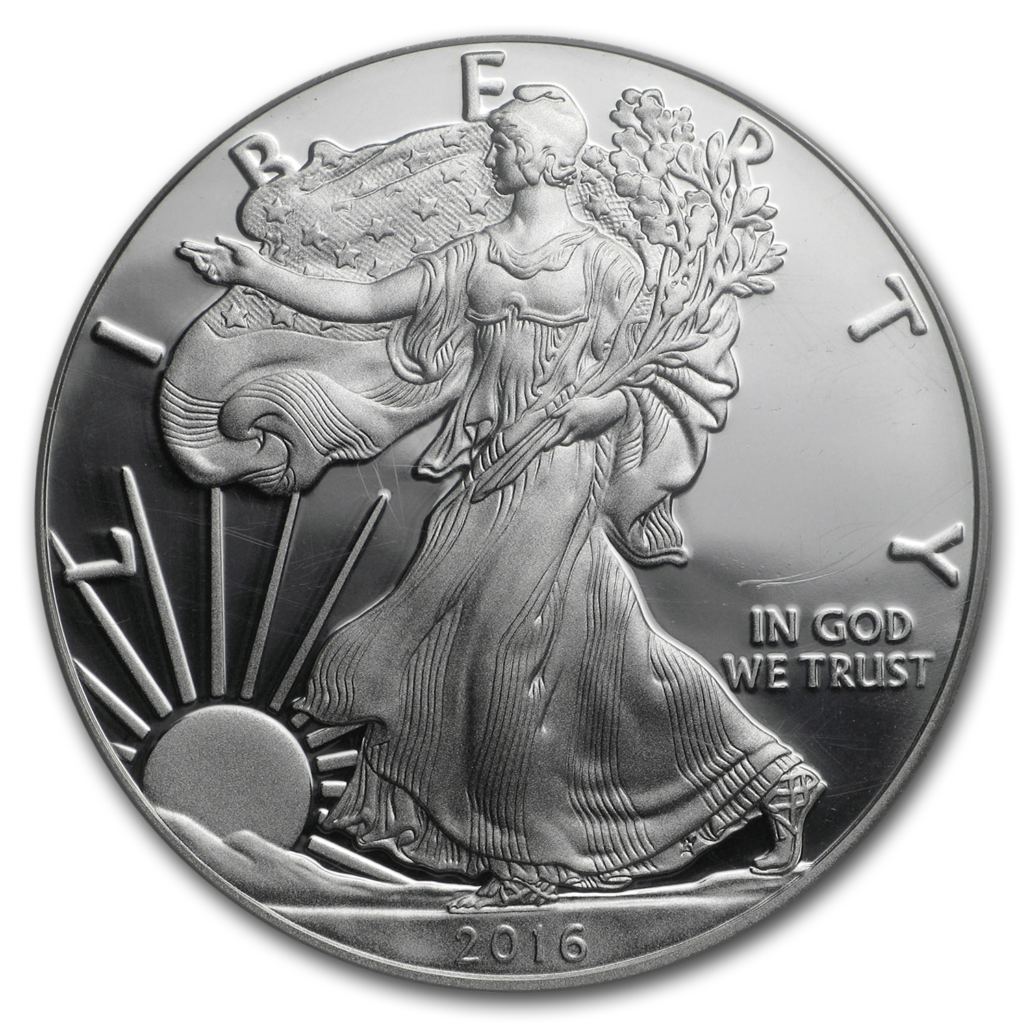 アンティークコイン 銀貨 2016-W Proof Silver Eagle ANACS PR70 DCAM