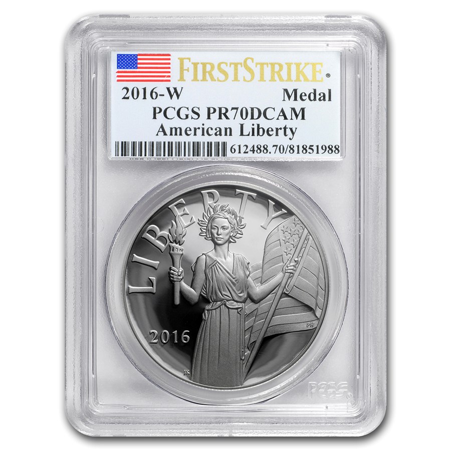 2016-W Silver American Liberty Medal PR-70 PCGS (FS)