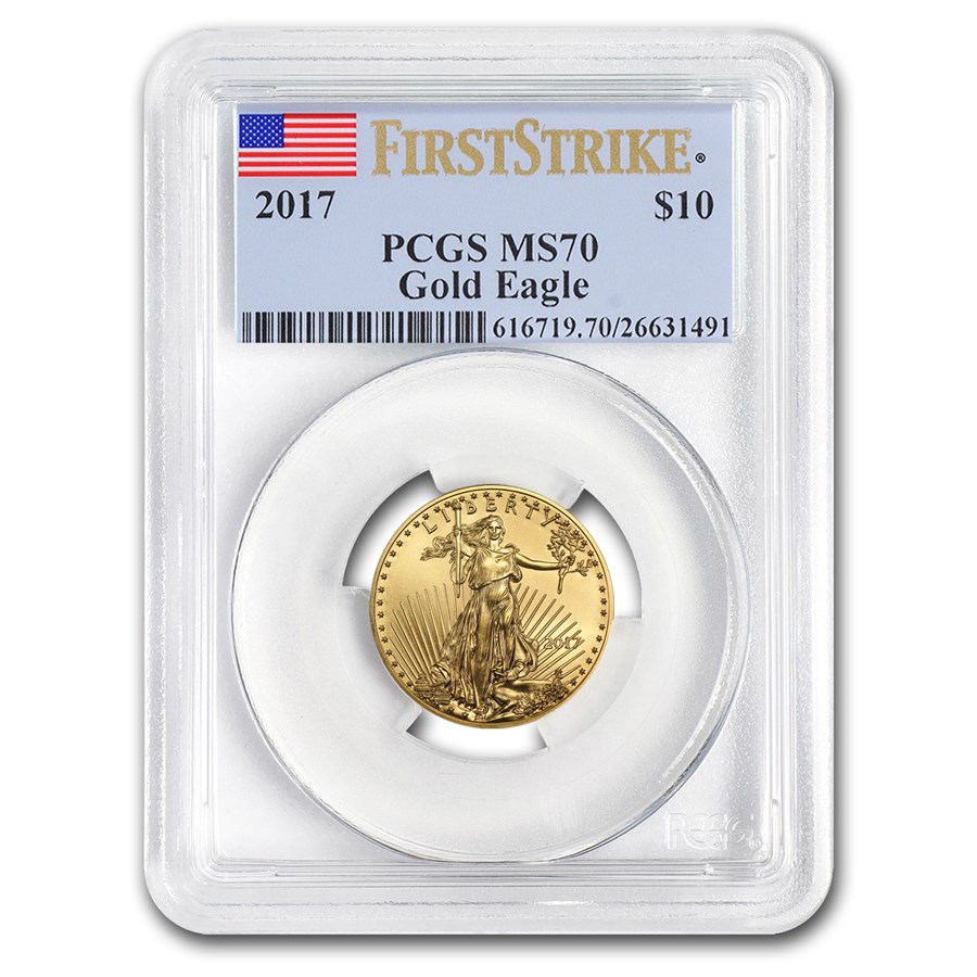 2017 1/4 oz American Gold Eagle MS-70 PCGS (FS)