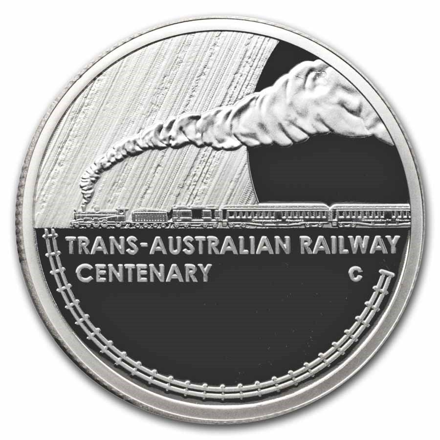 2017 $1 Centenary of the Trans-Australian Railway Silver Proof