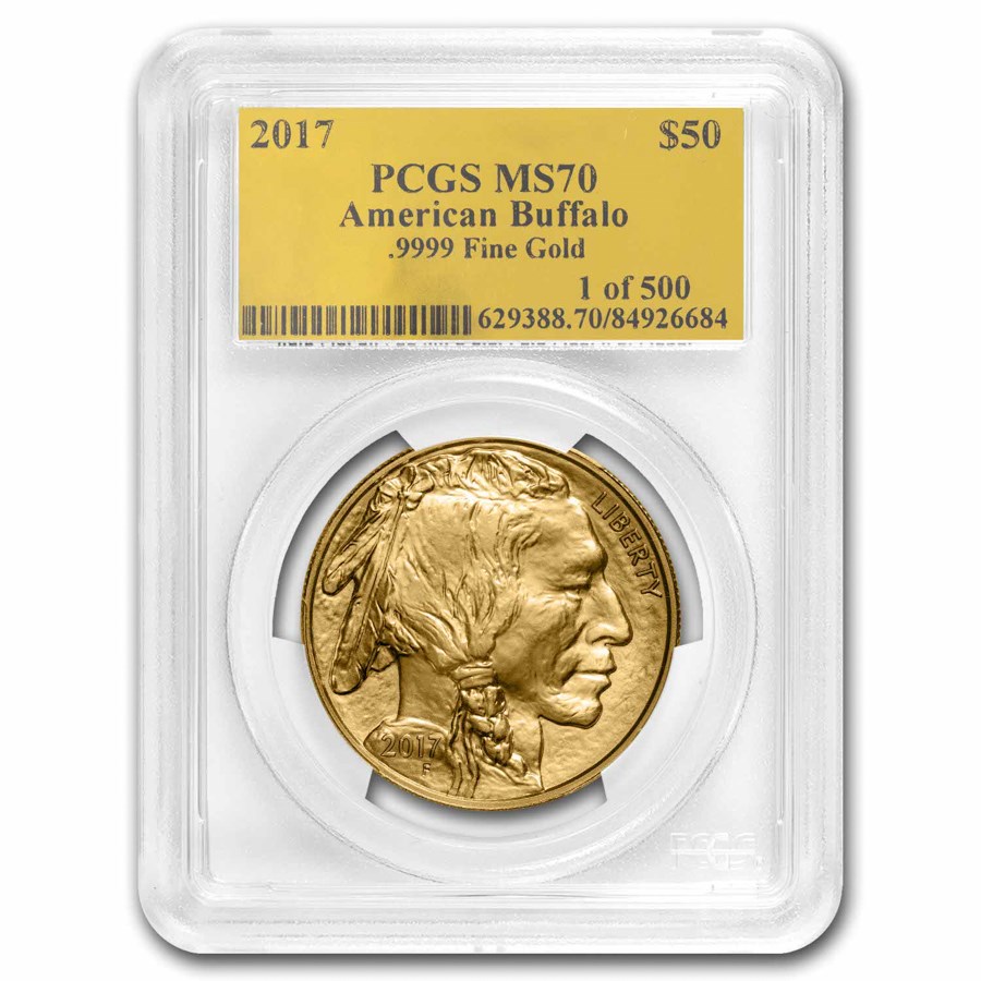 2017 1 oz Gold Buffalo MS-70 PCGS (Gold Label)