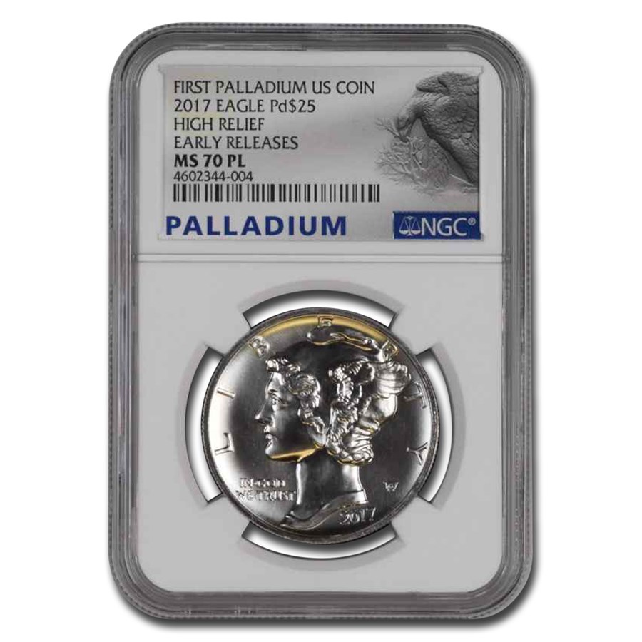 2017 1 oz Palladium Eagle MS-70 PL NGC (Early Releases)