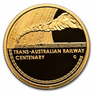 2017 $10 Centenary of the Trans-Australian Railway Gold Proof