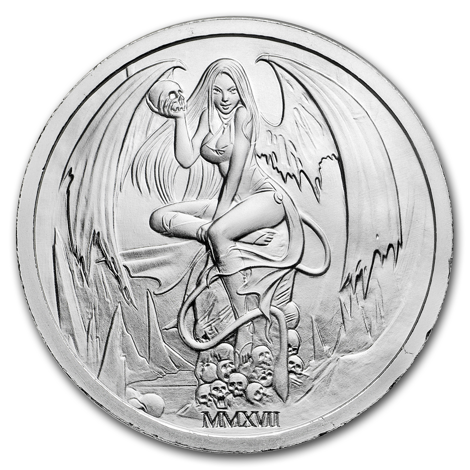 Buy 2017 2 oz Silver Round - Temptation of the Succubus BU | APMEX