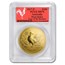 2017 Australia 1 oz Gold Lunar Rooster MS-70 PCGS (FS, Red Label)