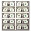 2017 (B-New York) $1.00 FRN CU (Fr#3003-B) 10 Uncut sheet