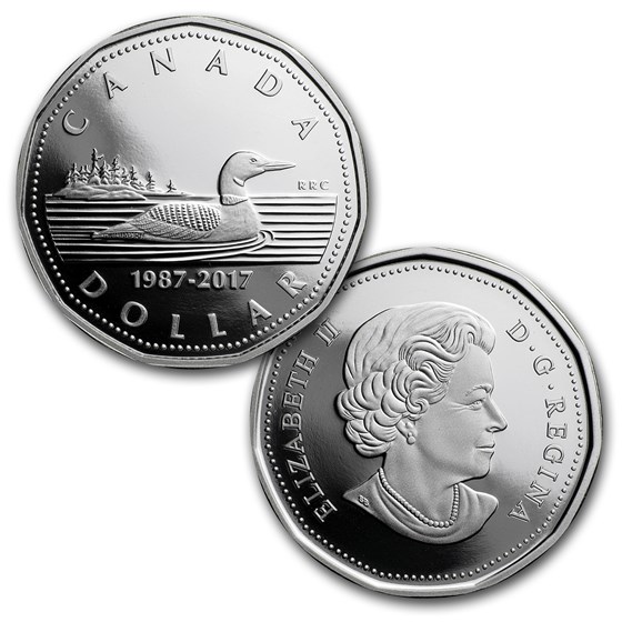 Buy 2017 Canada 2-Coin Silver Anniversary of the Loonie Set | APMEX