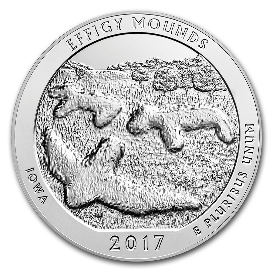 2017-D ATB Quarter Effigy Mounds National Monument BU