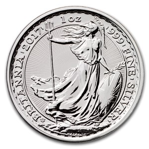 Buy 2017 Great Britain 1 oz Silver Britannia (20th Anniversary) | APMEX