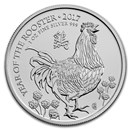 2017 Great Britain 1 oz Silver Year of the Rooster BU