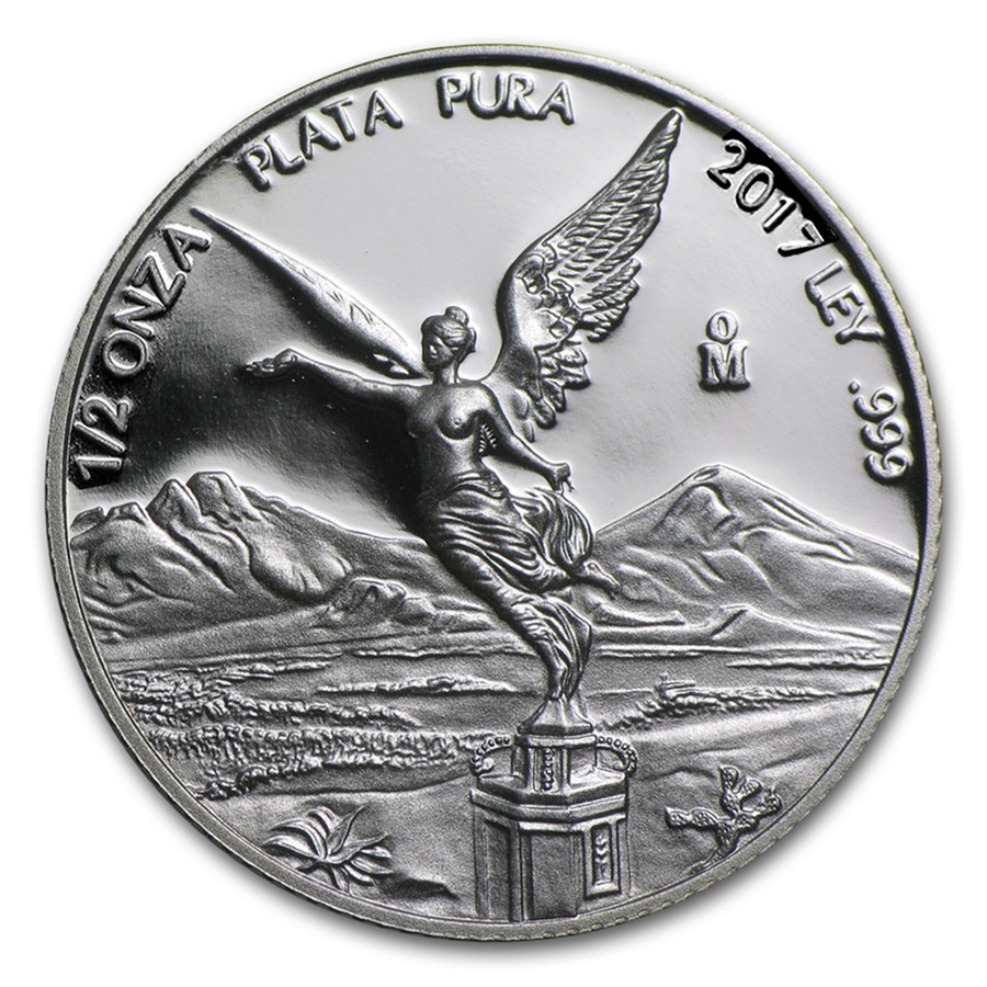 2017 Mexico 1/2 oz Silver Libertad Proof (In Capsule)