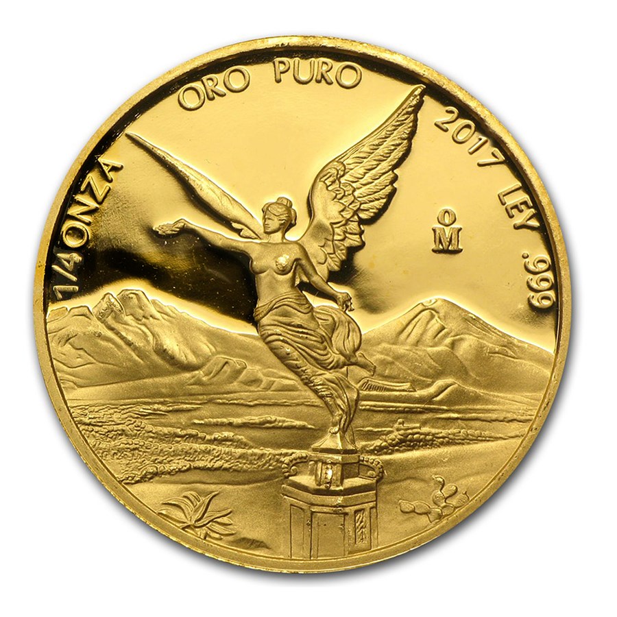 2017 Mexico 1/4 oz Proof Gold Libertad