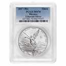 2017 Mexico 1 oz Silver Libertad MS-70 PCGS