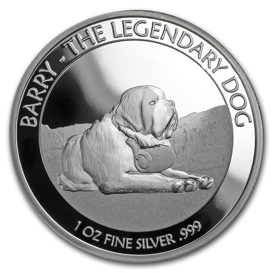 Buy 2017 Niue 1 oz Silver Barry: The Legendary Dog | APMEX